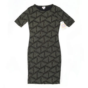 NWT Black, Gold Elegant Julia Dress Lularoe